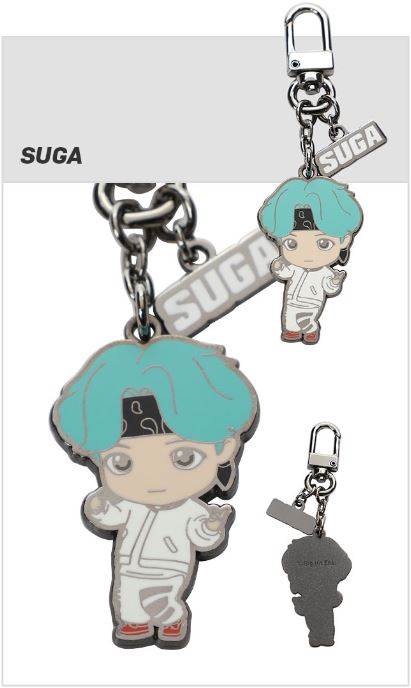 BTS TINYTAN KEYRING SUGA