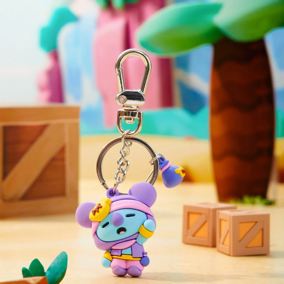 BT21 X BRAWL STARS SANDY KOYA KEYRING