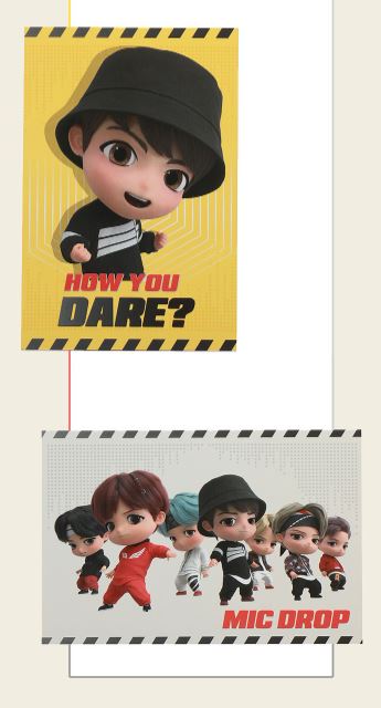 BTS TINYTAN POSTCARD SET