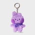 BT21 COOKY MINI MININI PURPLE OF WISH PLUSH KEYRING