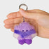 BT21 SHOOKY MINI MININI PURPLE OF WISH PLUSH KEYRING