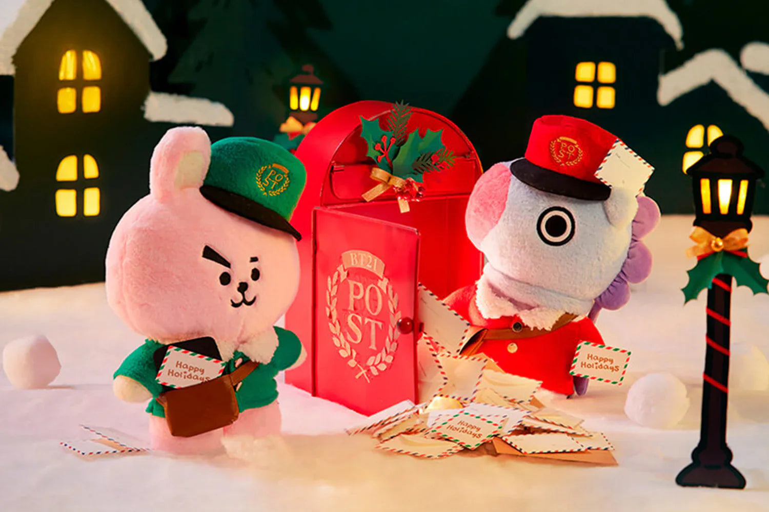 BT21 COOKY HOLIDAY STANDING DOLL