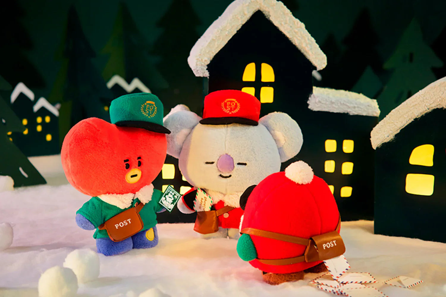 BT21 SHOOKY HOLIDAY STANDING DOLL