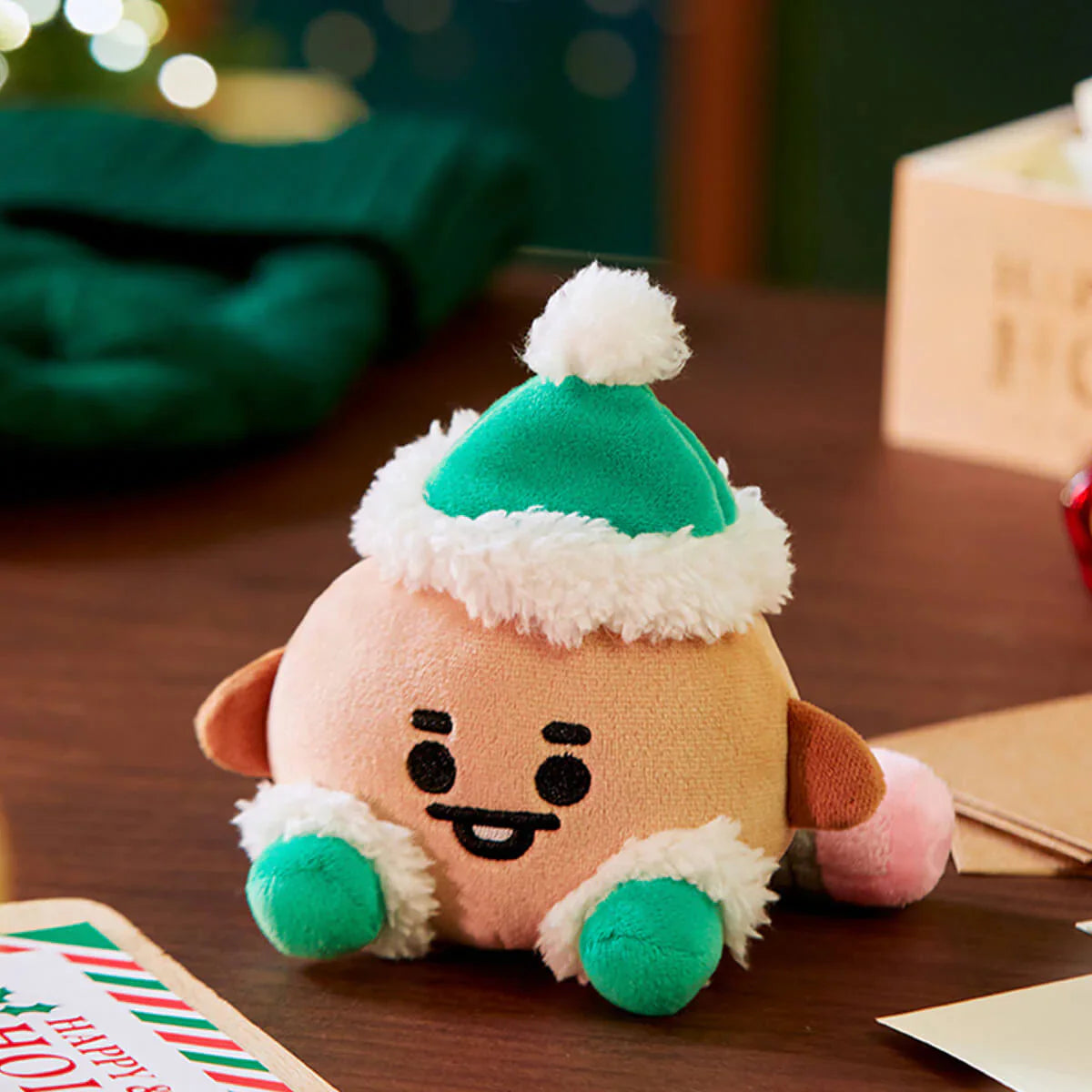 BT21 SHOOKY BABY MINI HOLIDAY STANDING DOLL