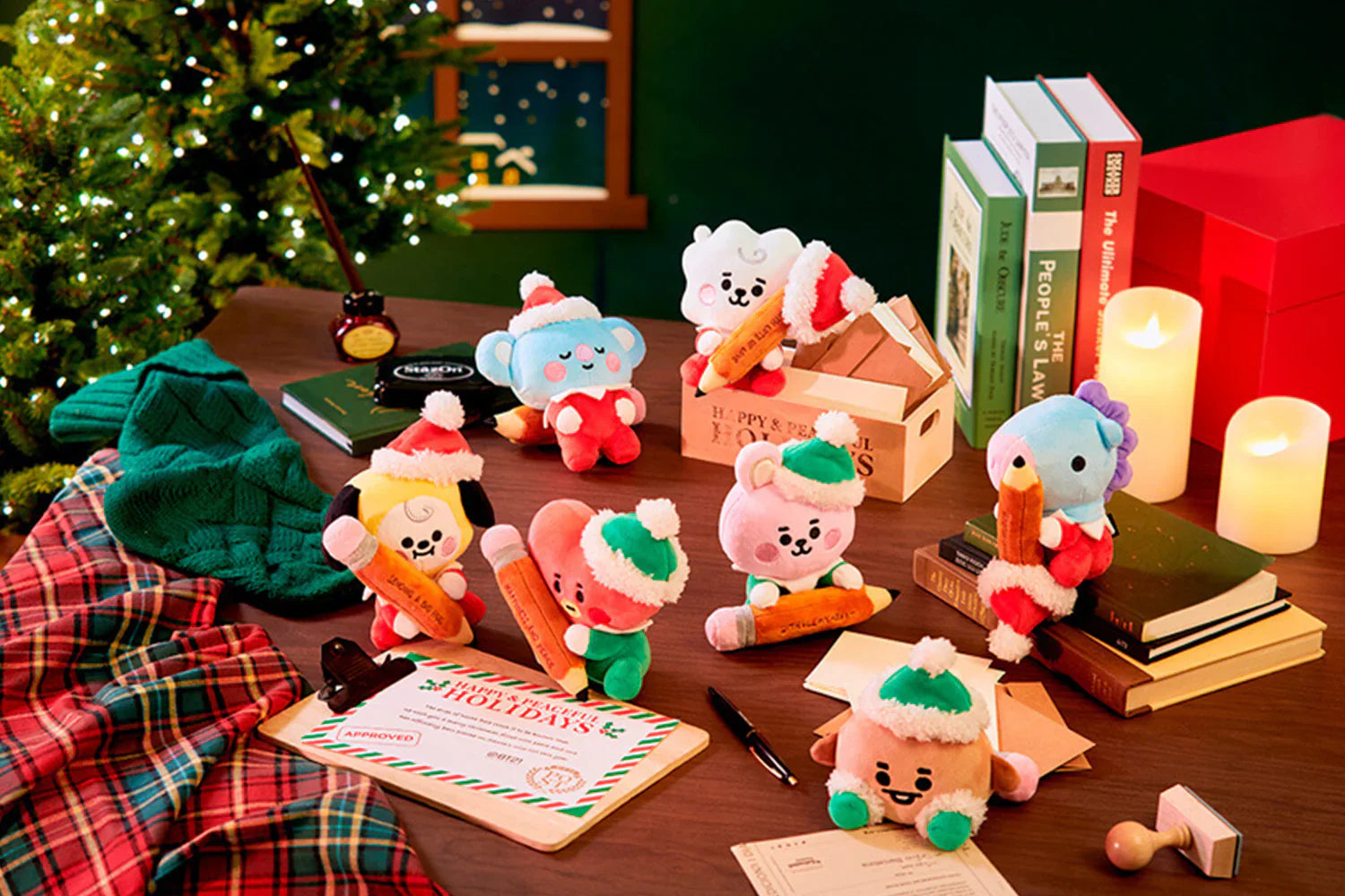 BT21 KOYA BABY MINI HOLIDAY STANDING DOLL