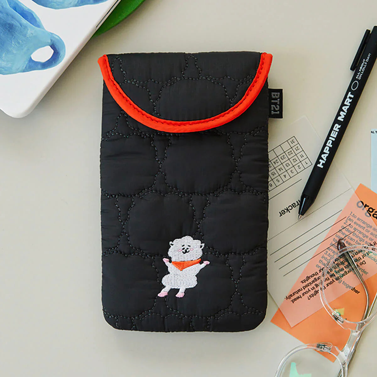 BT21 RJ WINTER PADDED MULTI POUCH