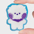 BT21 RJ MININI PURPLE OF WISH ACRYLIC MAGNETIC CLIP