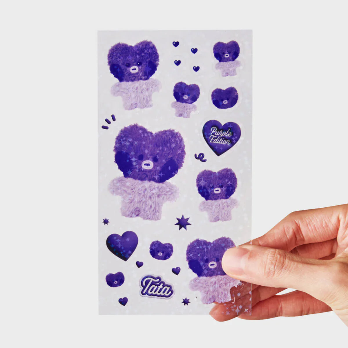 BT21 TATA MININI PURPLE OF WISH STICKERS