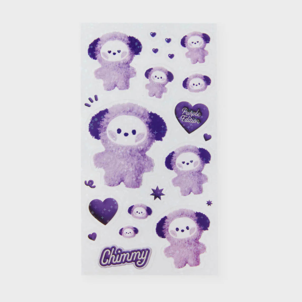 BT21 CHIMMY MININI PURPLE OF WISH STICKERS