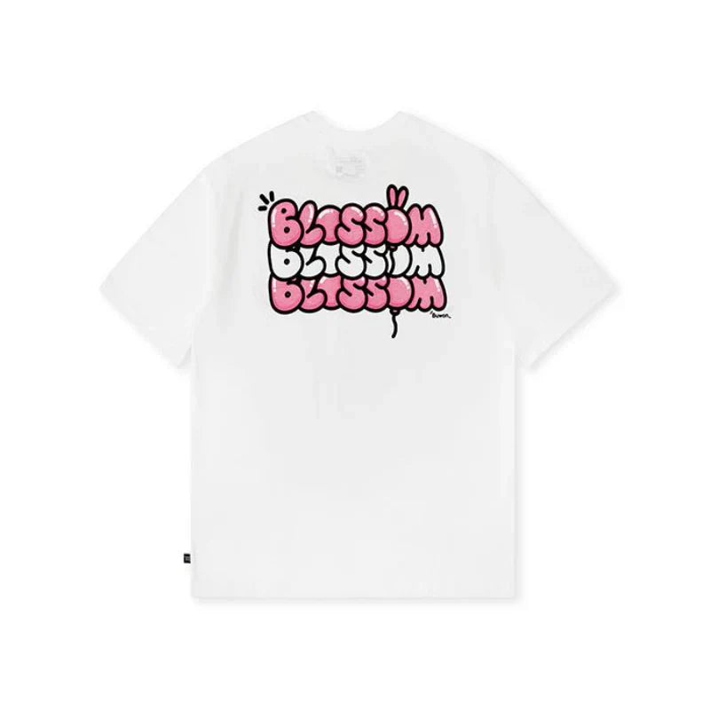 BUWON BLOSSOM SHORT SLEEVE T-SHIRT (WHITE) MEDIUM