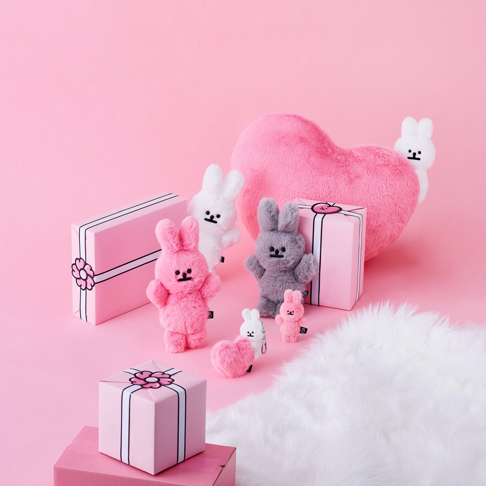 BUWON B.B.Rabbit PLUSH STUFFED TOYS PINK [IPX ART COLLECTION]