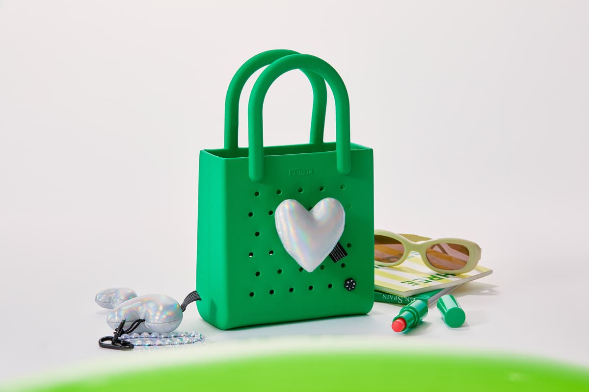 COLLER EVA BASKET BAG GREEN