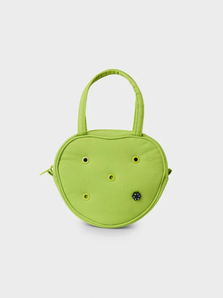 COLLER APPLE TOTE BAG APPLE GREEN