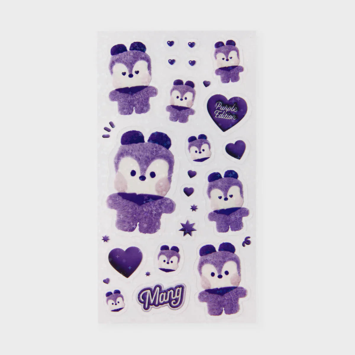 BT21 MANG MININI PURPLE OF WISH STICKERS