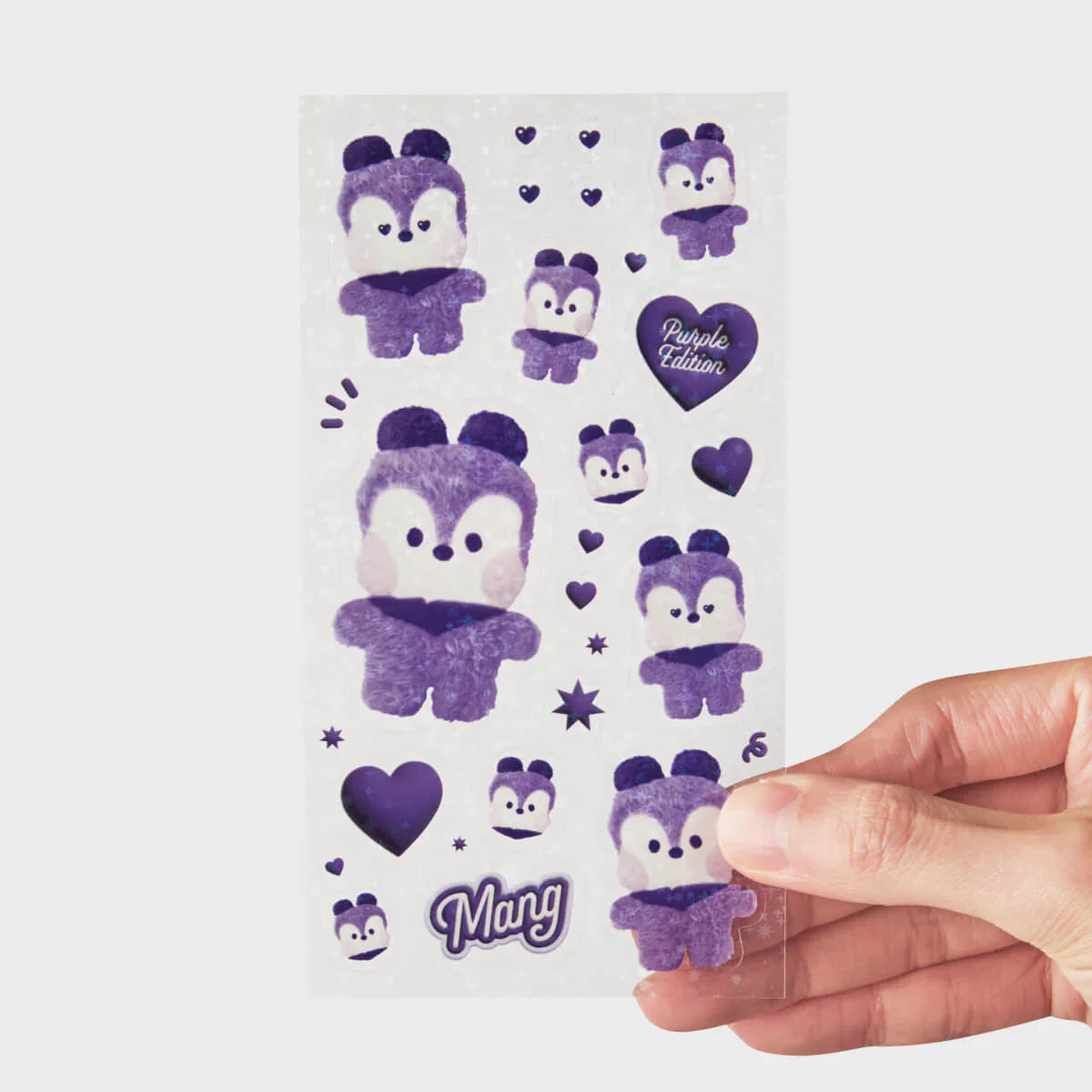 BT21 MANG MININI PURPLE OF WISH STICKERS