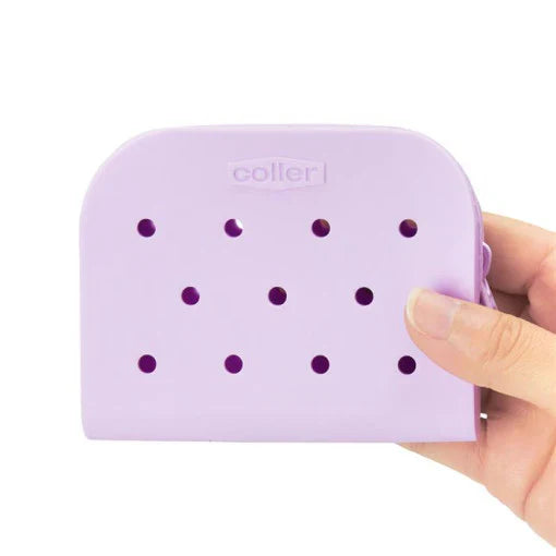 COLLER SILICONE POUCH (S) SOFT LILAC