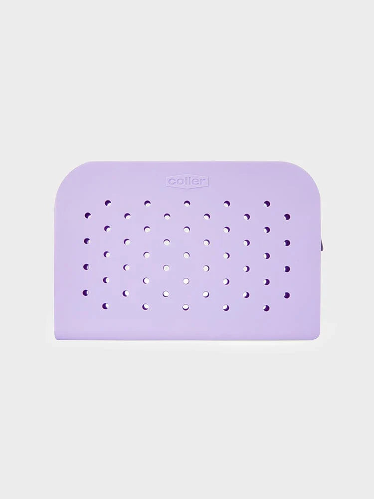 COLLER SILICONE POUCH (M) SOFT LILAC