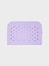 COLLER SILICONE POUCH (M) SOFT LILAC