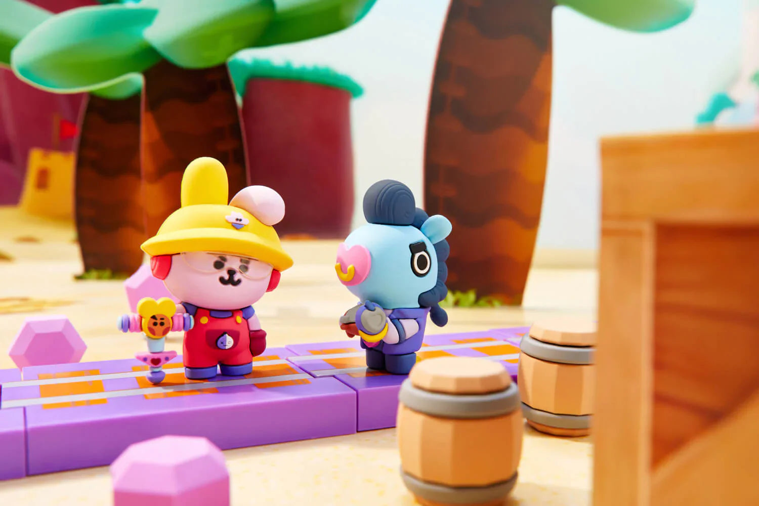 BT21 X BRAWL STARS BULL MANG BUILDABLE FIGURE