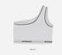 LE SSERAFIM ONE SHOULDER BRA (WHITE) LARGE