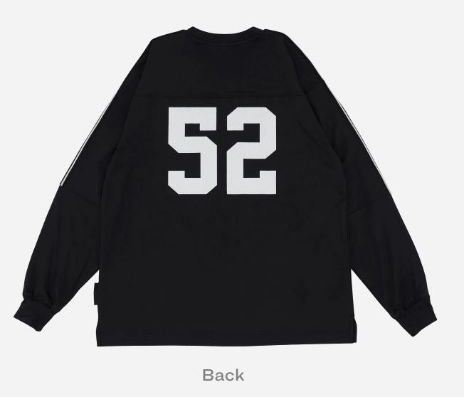 LE SSERAFIM JERSEY LONG SLEEVE T-SHIRT (BLACK) S/M/L/XL