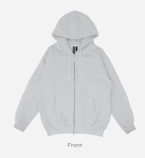 LE SSERAFIM ZIP-UP HOODIE (MALANGE GREY) M/L/XL