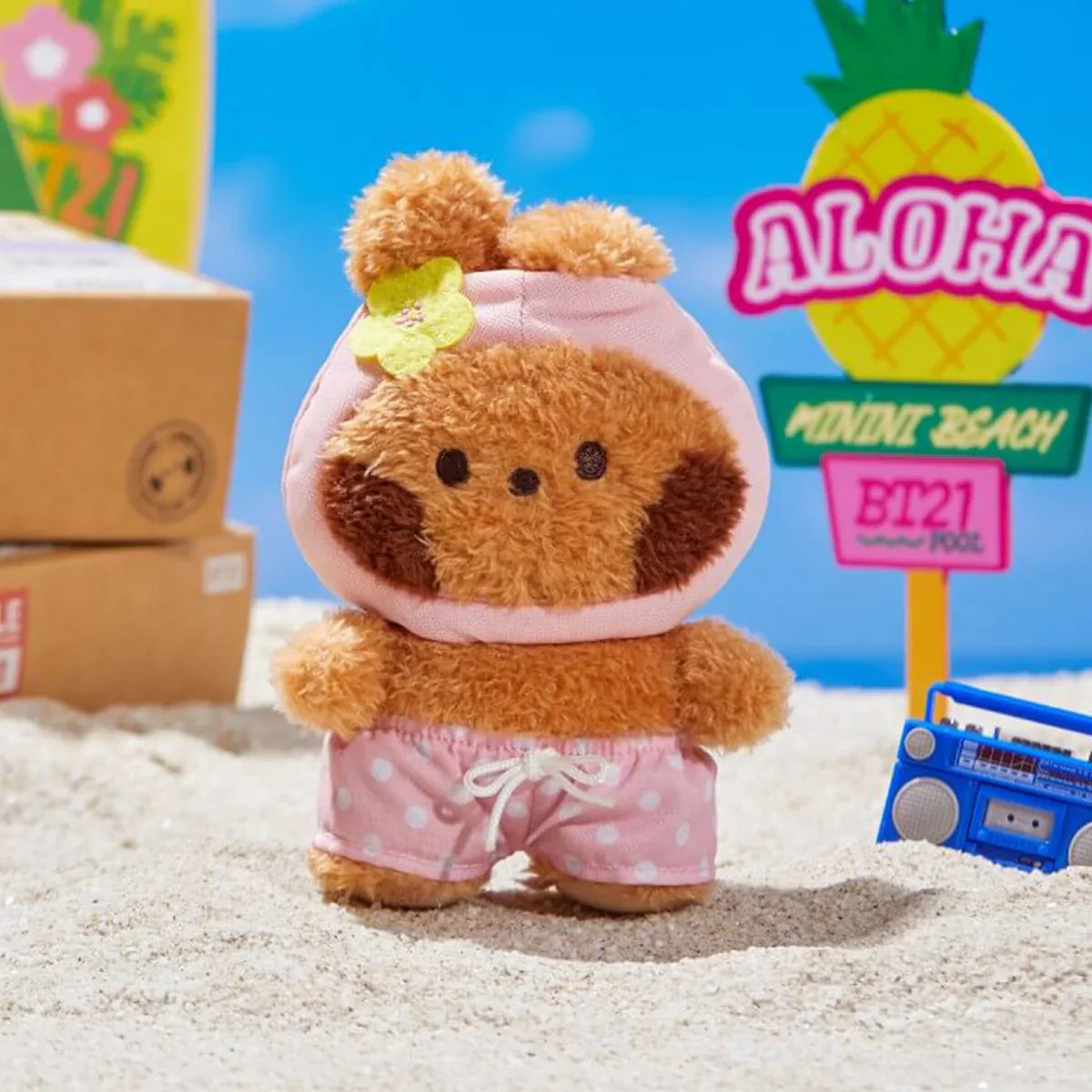 BT21 COOKY MININI SUMMER STANDING DOLL