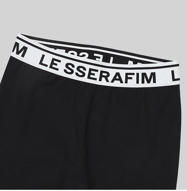 LE SSERAFIM LEGGINGS (BLACK) S/M/L