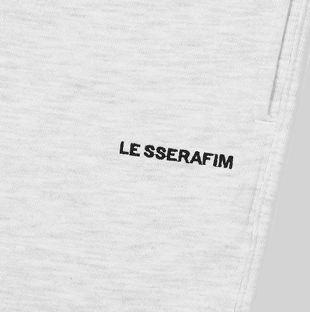 LE SSERAFIM SWEATPANTS (MALANGE GREY) S-M/L-XL