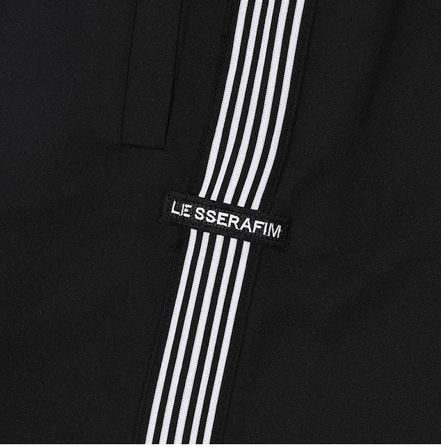 LE SSERAFIM TRACK PANTS (BLACK) S/M/L