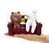 LINE FRIENDS BROWN X MR.DONOTHING FIGURE SET