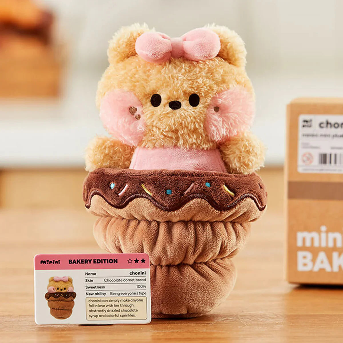 LINE FRIENDS CHONINI BAKERY STANDING DOLL