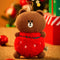 LINE FRIENDS BROWN HOLIDAY MINI ORNAMENT