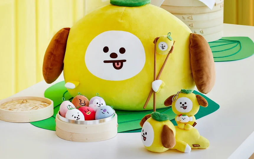 BT21 CHEWY CHEWY CHIMMY SQUISHY PLUSH TOY SET