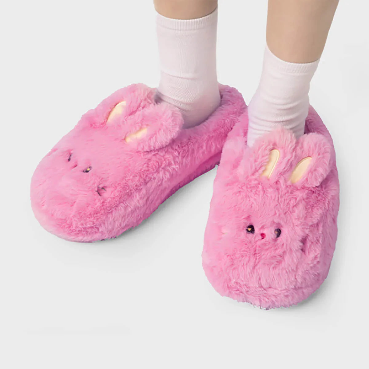 NEWJEANS BUNINI PLUSH HOUSE SLIPPERS (PINK)