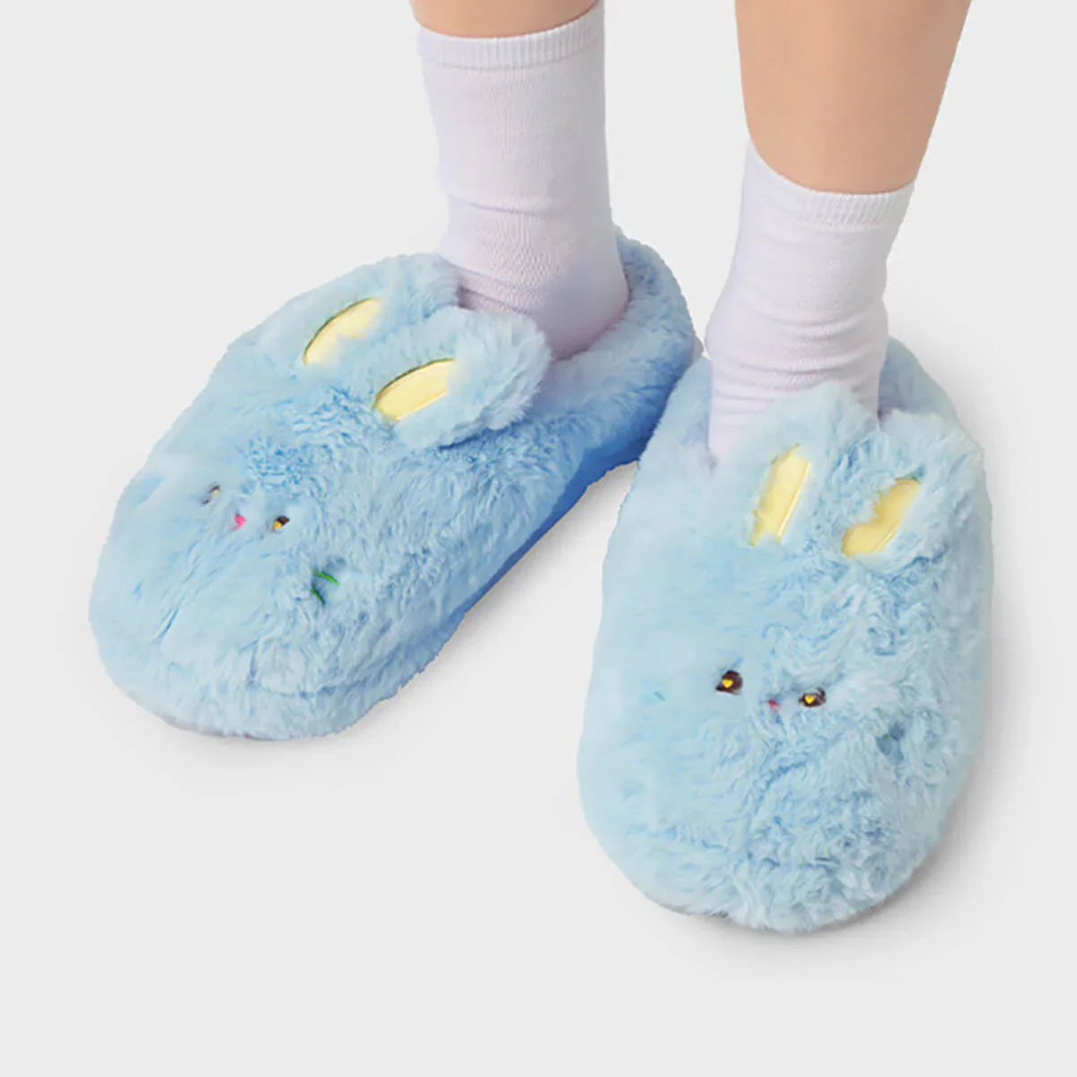 NEWJEANS BUNINI PLUSH HOUSE SLIPPERS (BLUE)