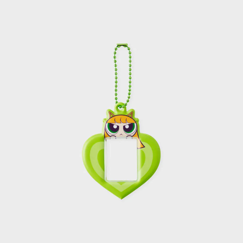 THE POWERPUFF GIRLS X NEWJEANS PHOTO CARD HOLDER KEYRING (HAERIN)