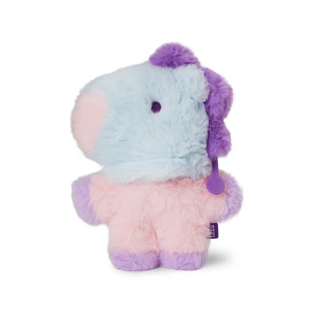 BT21 MANG BABY FLAT FUR PURPLE HEART STANDING DOLL
