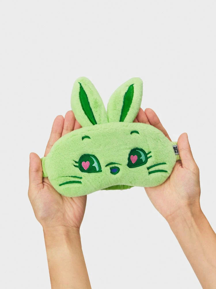 NEWJEANS TOKKI PLUSH EYE MASK (GREEN)