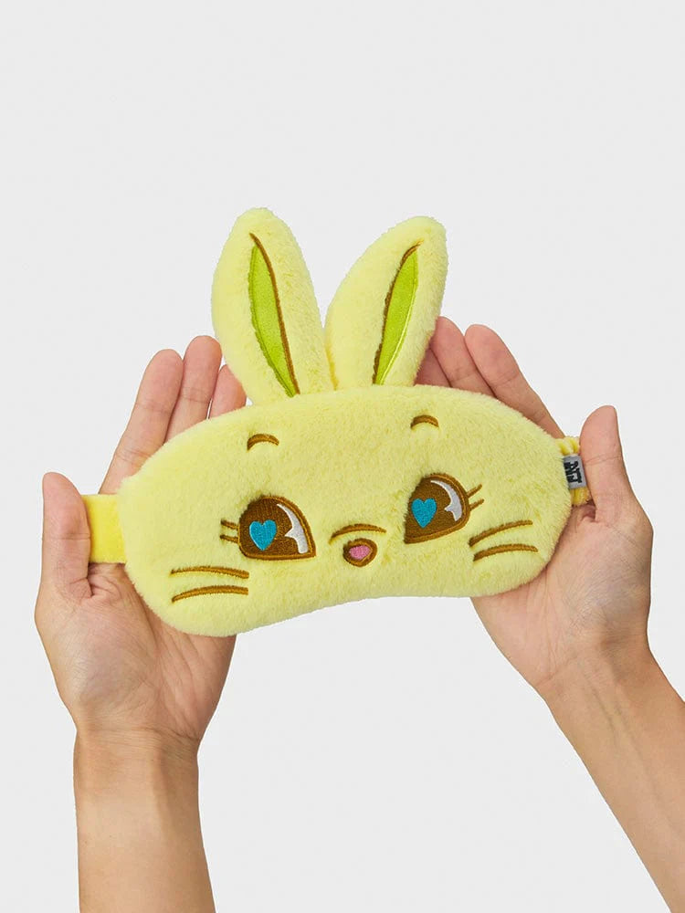 NEWJEANS TOKKI PLUSH EYE MASK (YELLOW)