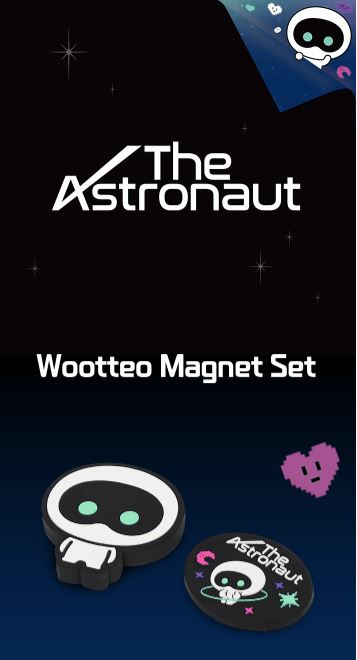 THE ASTRONAUT BTS WOOTTEO MAGNET SET