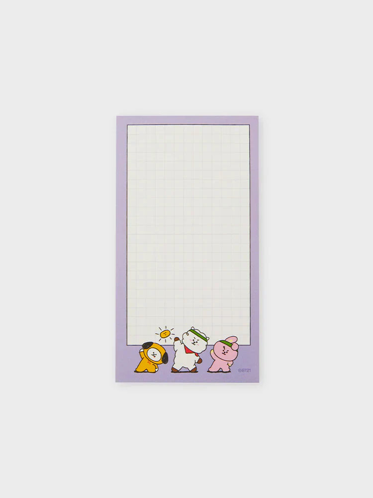 BT21 2024 SEASON'S GREETINGS MEMO NOTEPAD