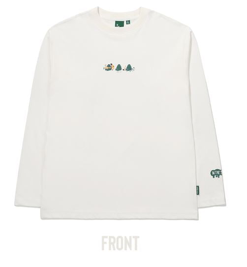 BTS IN THE SOOP LONG SLEEVE T-SHIRT (IVORY) LARGE