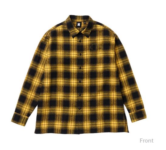 BTS ON FLANNEL SHIRT (BROWN) M/L/XL