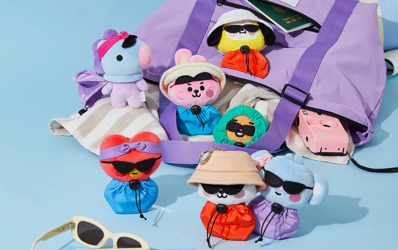 BT21 TATA BABY TRAVEL PLUSH KEYRING