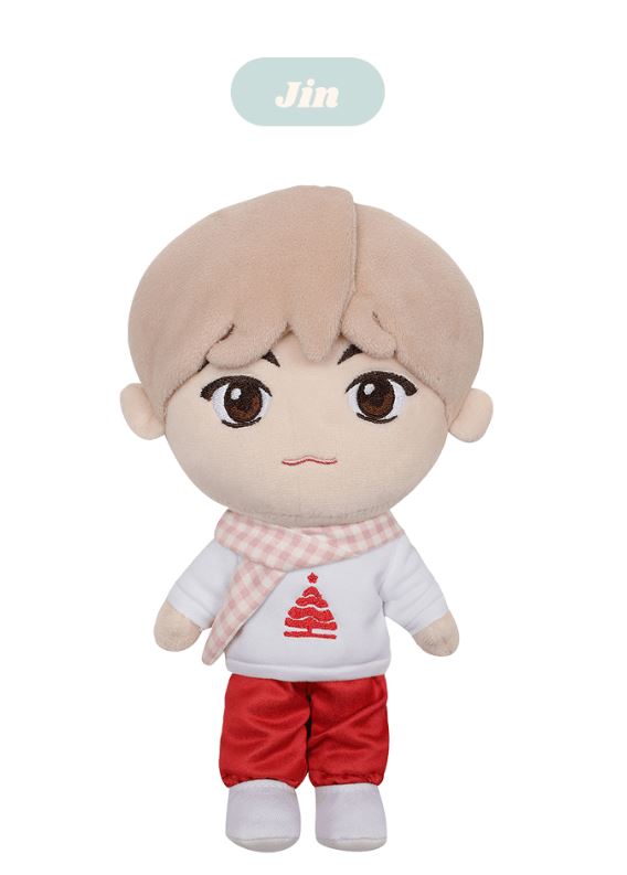 BTS TINYTAN HOLIDAY PLUSH DOLL JIN