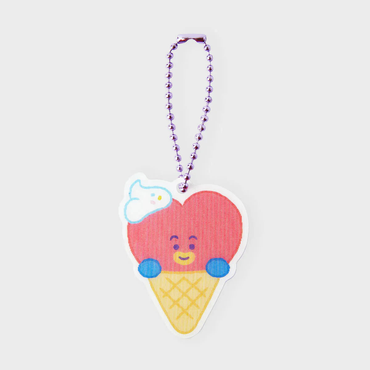 BT21 TATA ON THE CLOUD LENTICULAR KEYCHAIN