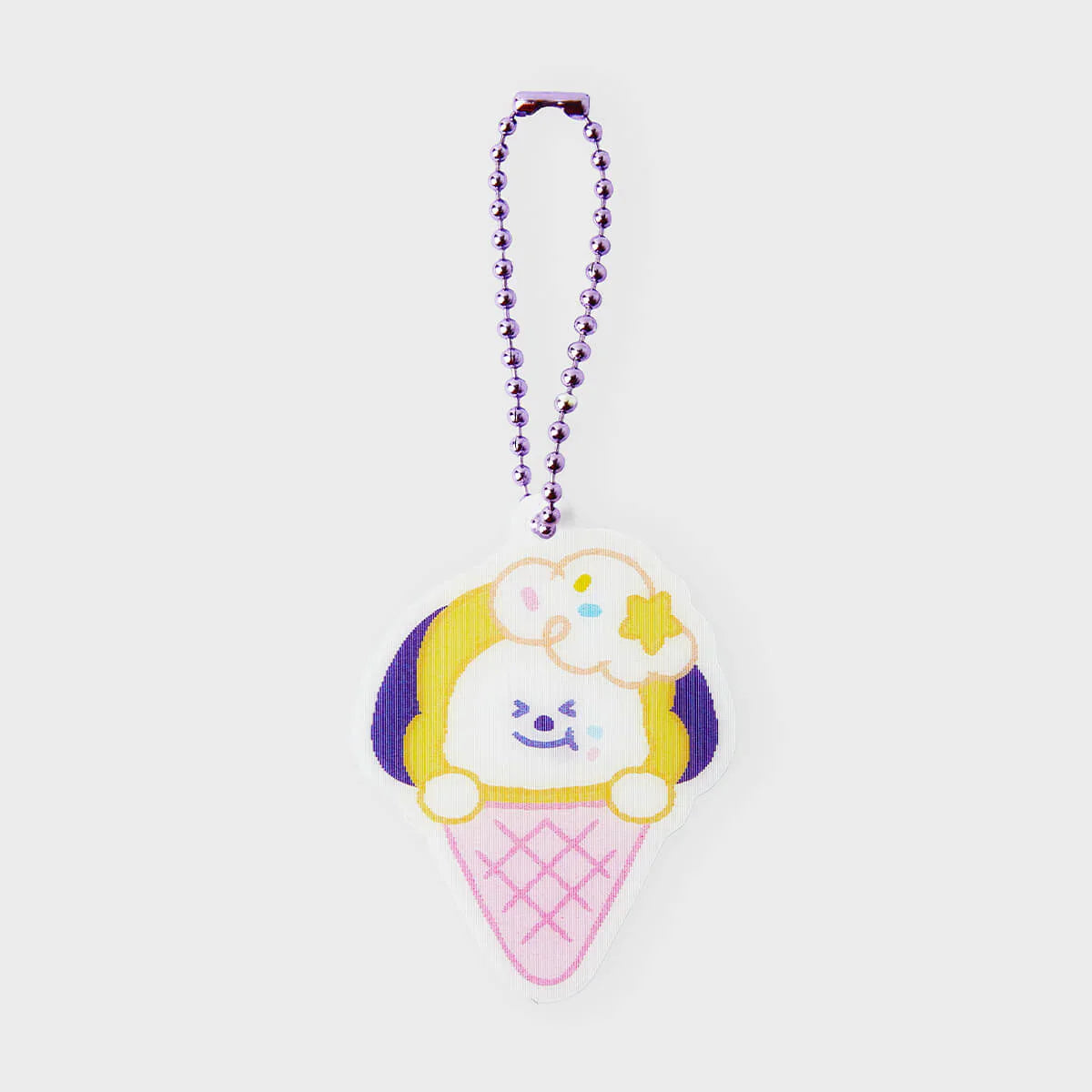 BT21 CHIMMY ON THE CLOUD LENTICULAR KEYCHAIN