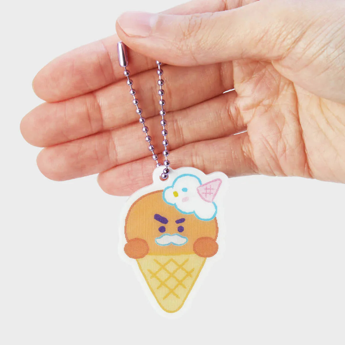 BT21 SHOOKY ON THE CLOUD LENTICULAR KEYCHAIN