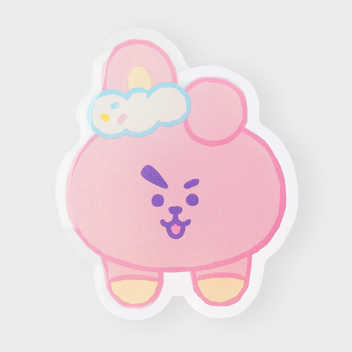 BT21 COOKY ON THE CLOUD ACRYLIC CLIP MAGNET